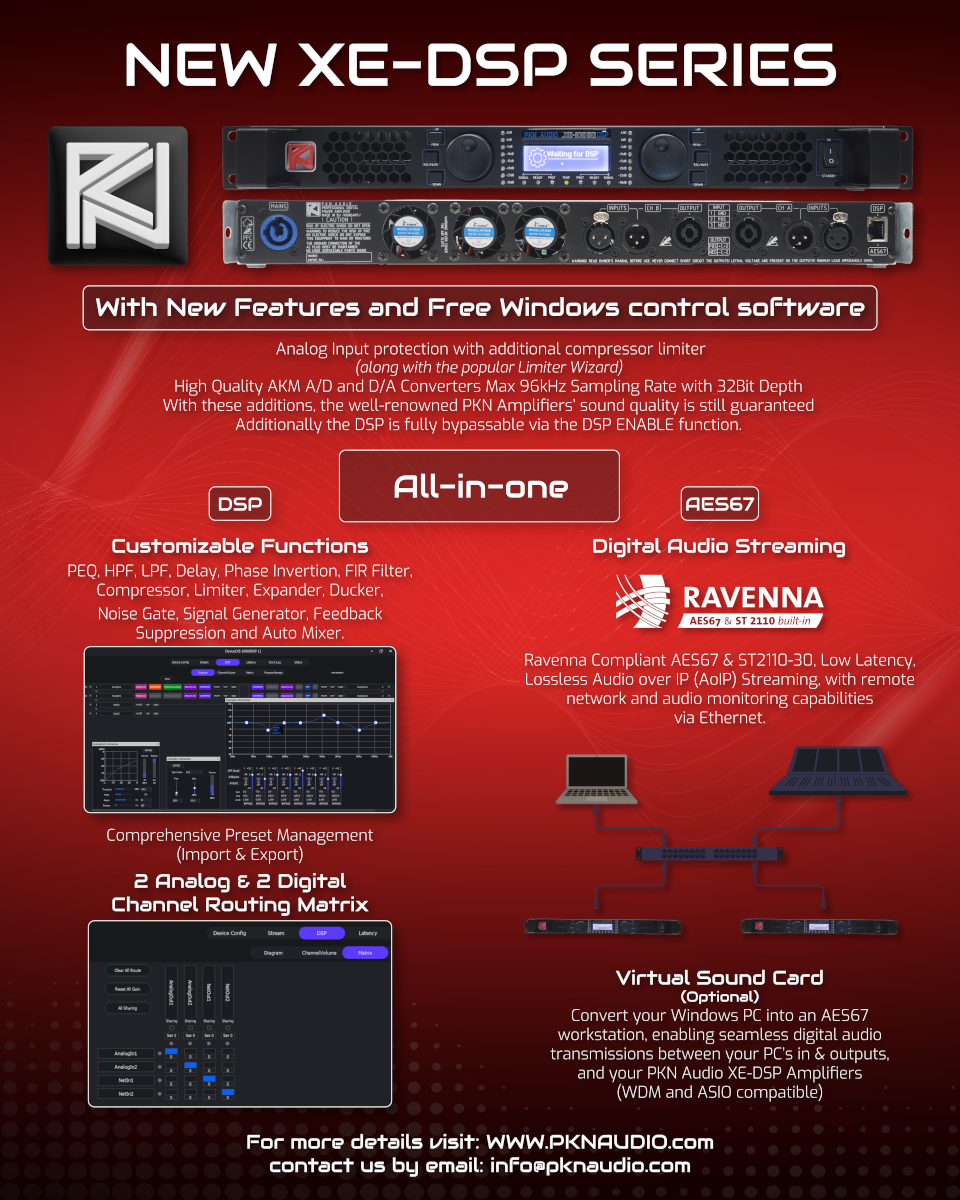 NEW! DSP XE series are now availabl